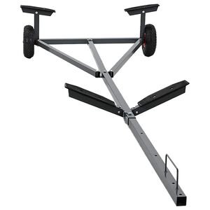 vidaXL Cs&oacute;nakp&oacute;tkocsi Ez&uuml;st 302 x 107 x 42 cm Ac&eacute;l