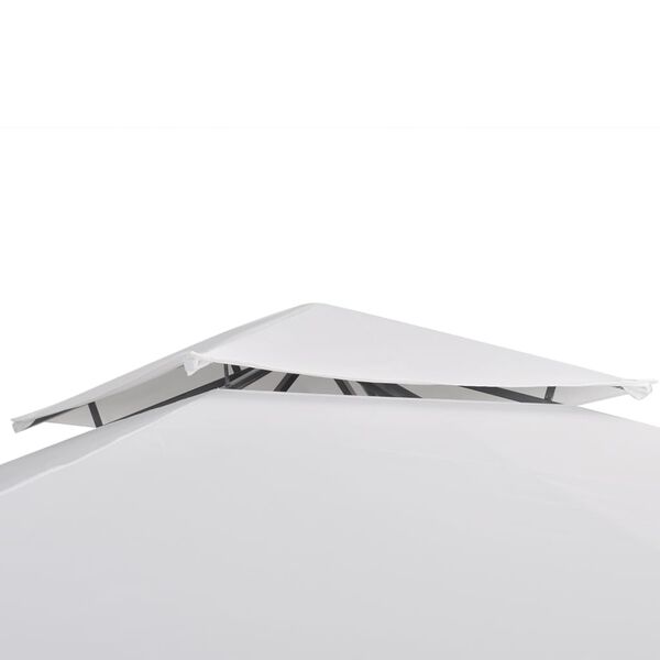 vidaXL fehér kerti pavilon 3 x 3 m