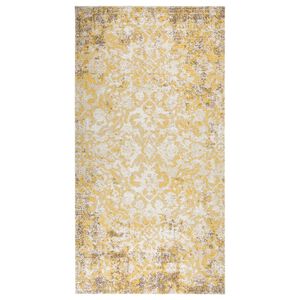 vidaXL s&aacute;rga lapos sz&ouml;v&eacute;sű k&uuml;lt&eacute;ri szőnyeg 80 x 150 cm
