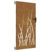 vidaXL fűmint&aacute;s corten ac&eacute;l kerti kapu 85 x 175 cm
