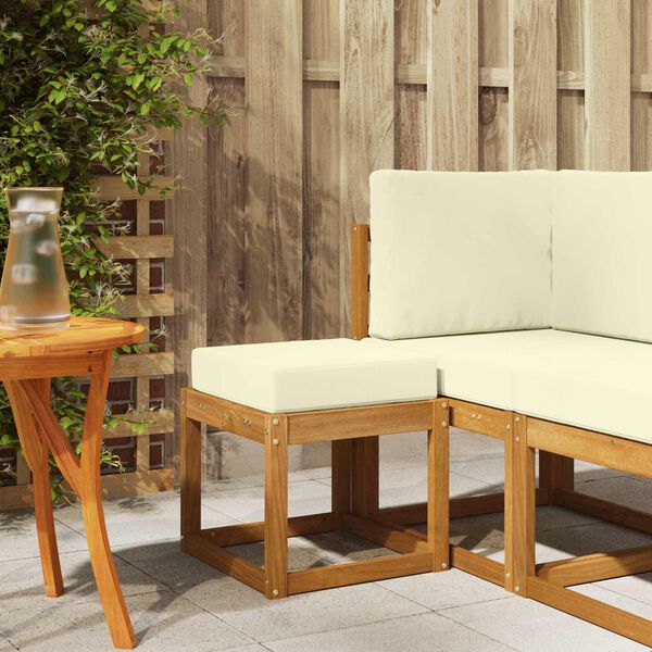 vidaXL K&uuml;lt&eacute;ri Sz&eacute;k Pad T&ouml;m&ouml;r Ak&aacute;cfa Term&eacute;szetes