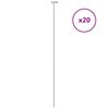 vidaXL 20 db s&ouml;t&eacute;tz&ouml;ld ac&eacute;l kerti n&ouml;v&eacute;nykar&oacute; 91 cm