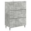 vidaXL Fi&oacute;kos szekr&eacute;ny Betonsz&uuml;rke 66 x 34,5 x 92 cm Szerelt Fa