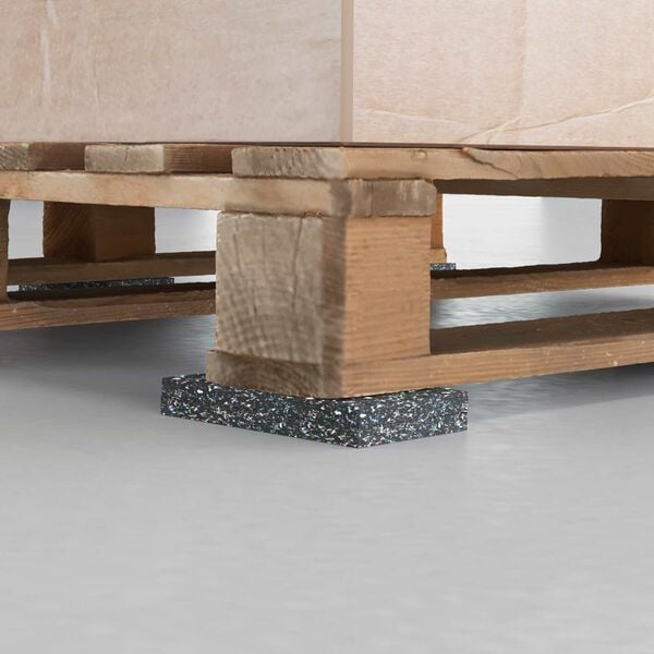 vidaXL Gumi Henger Fekete 200 x 5 x 0,6 cm Gumi