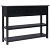 vidaXL fekete t&ouml;m&ouml;r cs&aacute;sz&aacute;rfa t&aacute;lal&oacute;szekr&eacute;ny 108 x 30 x 76 cm