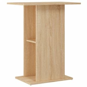 vidaXL Sonoma t&ouml;lgyfa akv&aacute;rium&aacute;llv&aacute;ny 60,5 x 36 x 72,5 cm r&eacute;tegelt f&aacute;b&oacute;l