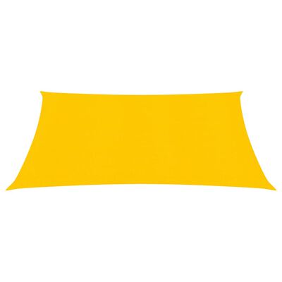 vidaXL sárga HDPE napvitorla 160 g/m² 3,6 x 3,6 m