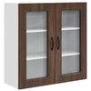 vidaXL Mosogat&oacute;g&eacute;p panel Kalmar Barna T&ouml;lgy 80 x 31 x 80 cm Szerelt Fa