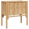vidaXL Emelt &Aacute;gy Barna 70 x 35 x 70 cm Bambusz