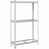vidaXL 2 r&eacute;tegű gumiabroncs polc ez&uuml;st 110x40x180cm ac&eacute;l &eacute;s m&eacute;rn&ouml;ki fa