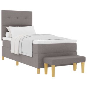 vidaXL Boxrug&oacute;s &aacute;gy p&aacute;rn&aacute;val fejt&aacute;ml&aacute;val T&oacute;psz&iacute;nű 200 x 90 cm sz&ouml;vet