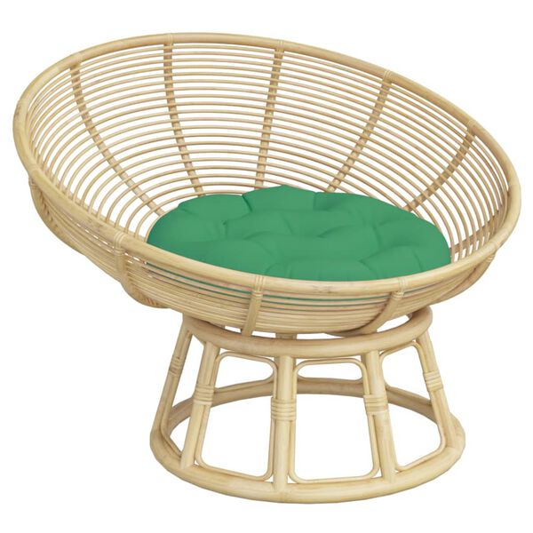 vidaXL z&ouml;ld oxford-sz&ouml;vet kerek p&aacute;rna &Oslash; 60 x 11 cm