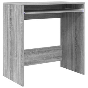 vidaXL Asztal Sz&uuml;rke Sonoma Szerelt Fa 77,5 x 43 x 79 cm