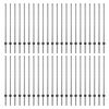 vidaXL Be&aacute;gyazott ker&iacute;t&eacute;soszlop 44 db Sz&uuml;rke 160 cm Porsz&oacute;rt ac&eacute;l