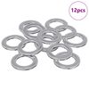 vidaXL Al&aacute;t&eacute;tek 12 db Ez&uuml;st 10 x 10 x 0,8 mm Vas