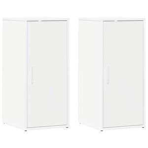 vidaXL 2 db feh&eacute;r forg&aacute;cslap cipősszekr&eacute;ny 32 x 35 x 70 cm