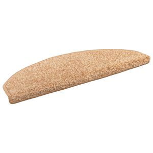 vidaXL &Ouml;ntapad&oacute;s l&eacute;pcsőszőnyegek 15 db 80 x 24,5 x 3,5 cm Arany