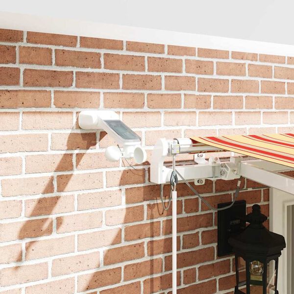 vidaXL Beh&uacute;zhat&oacute; napellenző S&aacute;rga &eacute;s narancs 400 &times; 300 cm