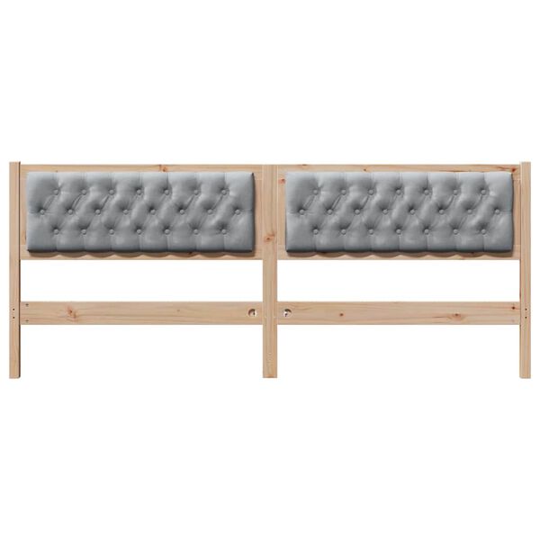 vidaXL Fejt&aacute;mla Egy&eacute;b Barna &eacute;s vil&aacute;gossz&uuml;rke 200 cm T&ouml;m&ouml;r fenyőfa