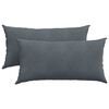 vidaXL Kanap&eacute; p&aacute;rn&aacute;k 2 pcs S&ouml;t&eacute;tsz&uuml;rke 80 x 40 cm B&aacute;rsonyos sz&ouml;vet
