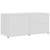 vidaXL feh&eacute;r szerelt fa TV-szekr&eacute;ny 80 x 34 x 36 cm