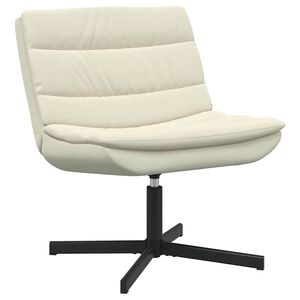 vidaXL Forg&oacute;sz&eacute;k Kr&eacute;m 63 x 75 x 76 cm Műbőr