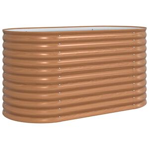vidaXL Emelt &Aacute;gy Barna 160 x 80 x 81 cm Ac&eacute;l