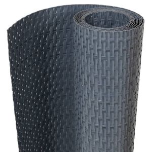 vidaXL antracitsz&uuml;rke polyrattan erk&eacute;lyparav&aacute;n 1000x80 cm