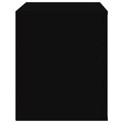 vidaXL fekete éjjeliszekrény 50 x 39 x 47 cm