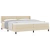 vidaXL Boxrug&oacute;s &aacute;gy fejt&aacute;ml&aacute;val Kr&eacute;m 200 x 200 cm sz&ouml;vet