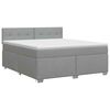 vidaXL Boxspring &aacute;gy matraccal Vil&aacute;gossz&uuml;rke 180 x 200 cm Sz&ouml;vet