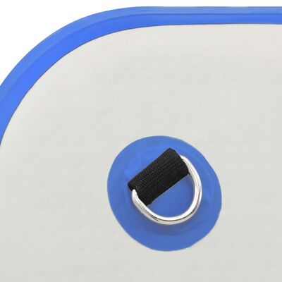 vidaXL kék és fehér felfújható úszómatrac 300 x 300 x 15 cm