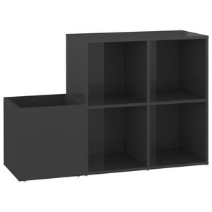 vidaXL magasf&eacute;nyű sz&uuml;rke előszobai cipősszekr&eacute;ny 105 x 35,5 x 70 cm