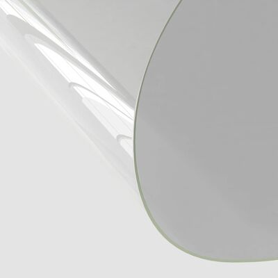 vidaXL átlátszó PVC védőabrosz Ø 80 cm 2 mm