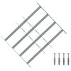 vidaXL Ablakok biztons&aacute;gi r&aacute;cs 4 keresztl&eacute;csel 3 db 430-740 mm