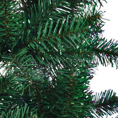 vidaXL zöld PVC műkarácsonyfa irizáló csúcsokkal 150 cm