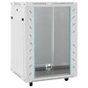 vidaXL sz&uuml;rke 15U h&aacute;l&oacute;zati szekr&eacute;ny 19" IP20 60 x 45 x 86 cm