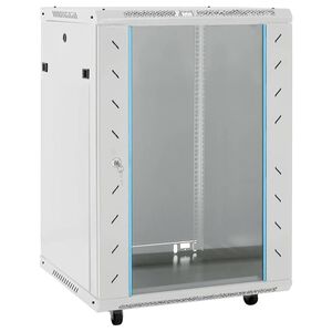 vidaXL sz&uuml;rke 15U h&aacute;l&oacute;zati szekr&eacute;ny 19" IP20 60 x 45 x 86 cm