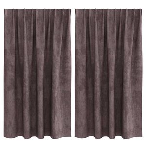 vidaXL B&aacute;rsonyf&uuml;gg&ouml;ny&ouml;k f&uuml;gg&ouml;ny&ouml;kkel 2 pcs Barna 140 x 140 cm B&aacute;rsony