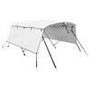 vidaXL n&eacute;gy&aacute;g&uacute; bimini tető oldalfalakkal 243 x (200-213) x 137 cm