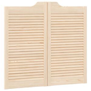 vidaXL Lengő Ajt&oacute;k 90 x 50 cm T&ouml;m&ouml;r Fenyőfa Term&eacute;szetes