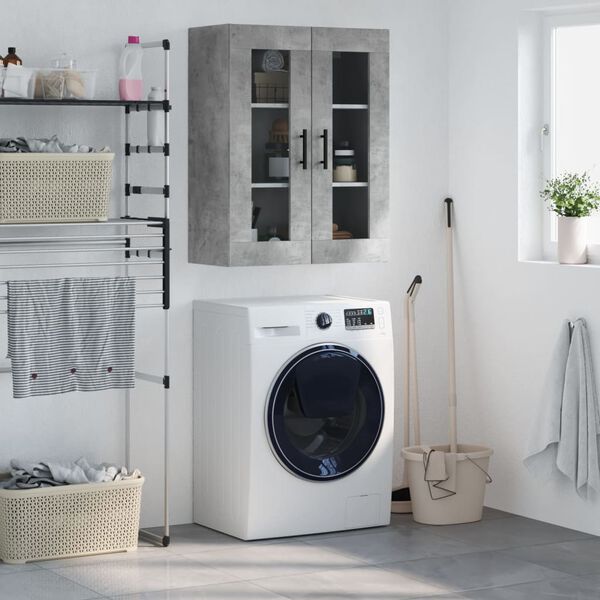 vidaXL betonsz&uuml;rke fali szekr&eacute;ny 69,5x34x90 cm