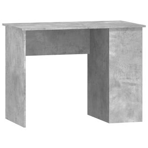 vidaXL betonsz&uuml;rke szerelt fa &iacute;r&oacute;asztal 100 x 55 x 75 cm