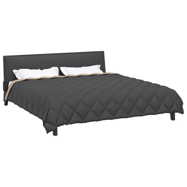 vidaXL T&eacute;li takar&oacute; Antracit &eacute;s Taupe 200 x 200 cm Mikrosz&aacute;l