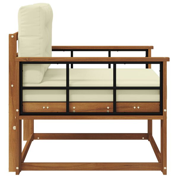 vidaXL K&uuml;lt&eacute;ri k&ouml;z&eacute;pső kanap&eacute; T&ouml;m&ouml;r Ak&aacute;cfa Term&eacute;szetes