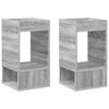 vidaXL V&eacute;gasztal 2 db Sz&uuml;rke Sonoma 30 x 30 x 56 cm Szerelt Fa