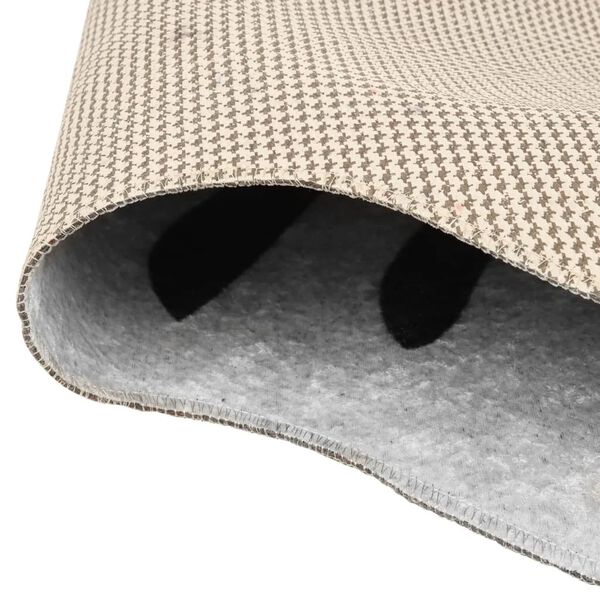 vidaXL fekete-feh&eacute;r zebramint&aacute;s moshat&oacute; cs&uacute;sz&aacute;sg&aacute;tl&oacute; szőnyeg 120x170cm