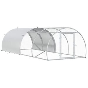 vidaXL Ty&uacute;kh&aacute;z Ez&uuml;st 400 x 150 x 100 cm Horganyzott Ac&eacute;l