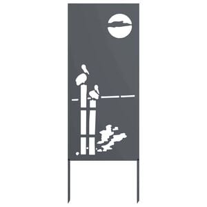 vidaXL Kertv&eacute;dő v&aacute;szon Antracit 50 x 140 cm Hidegen hengerelt ac&eacute;l