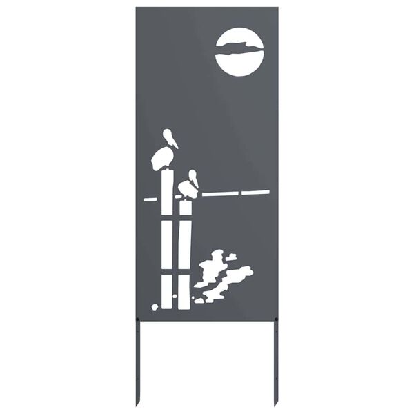 vidaXL Kertv&eacute;dő v&aacute;szon Antracit 50 x 140 cm Hidegen hengerelt ac&eacute;l